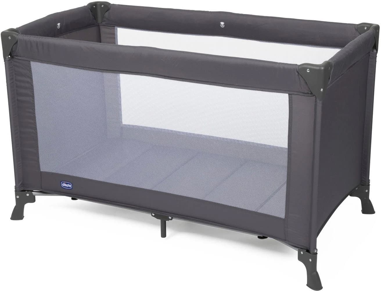 CHICCO Good Night Baby-Reisebett Grau Faltbar mit Transporttasche