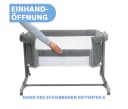 CHICCO Next2Me Magic Evo Beistellbett Dunkelgrau mit Schaukelmodus Bild 1