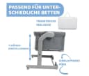 CHICCO Next2Me Magic Evo Beistellbett Dunkelgrau mit Schaukelmodus Bild 4