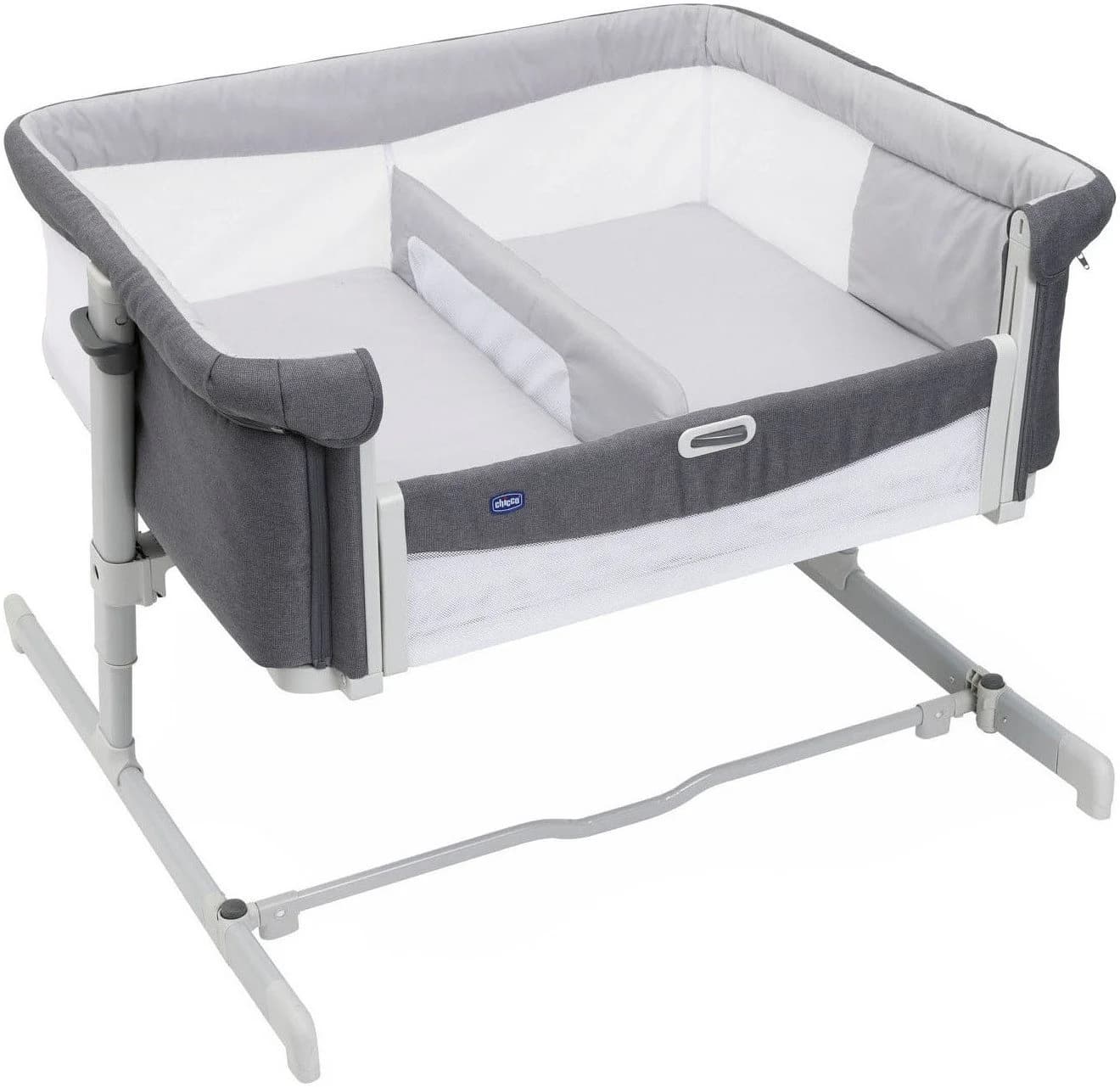 Chicco Next2Me Zwillinge Beistellbett Grau Polyester