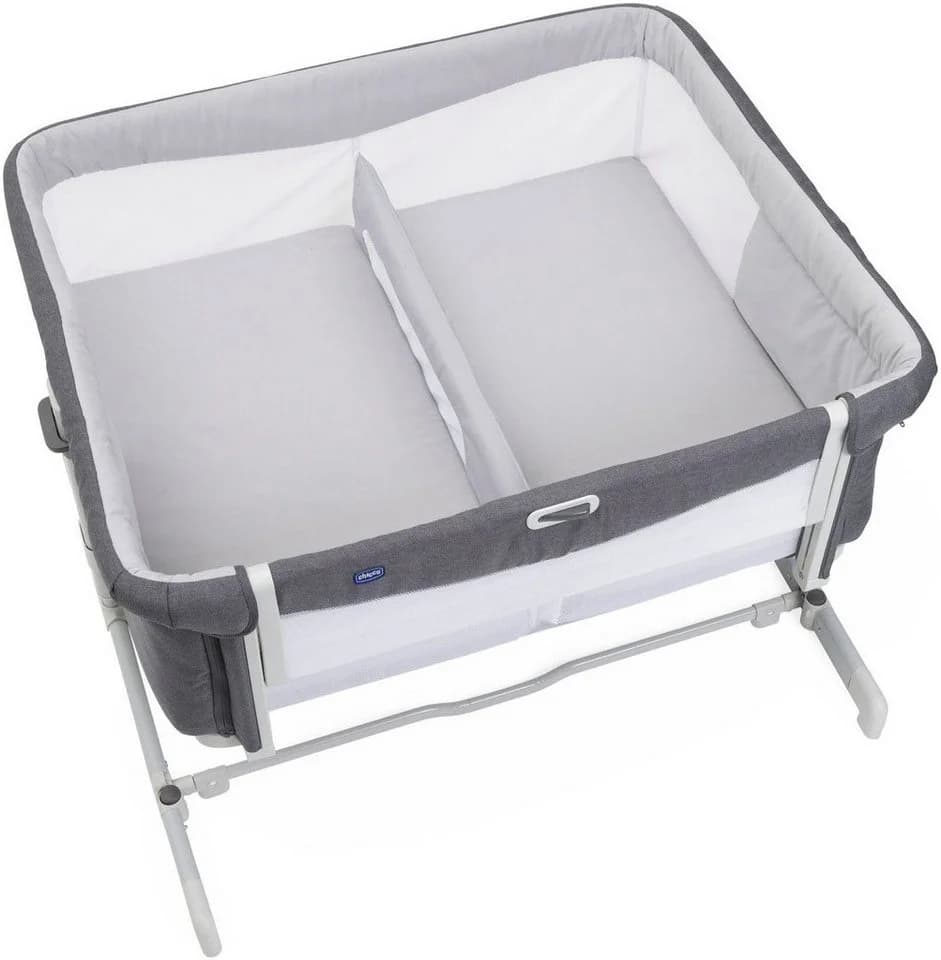 Chicco Next2Me Zwillinge Beistellbett Grau Polyester - Bild 5