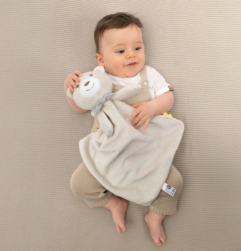 Chicco Maxi Schmusetuch Beige mit Musik & Velours - Bild 5