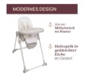 CHICCO Polly Armonia Hochstuhl Motherpearl Weiß 3-in-1 Bild 1