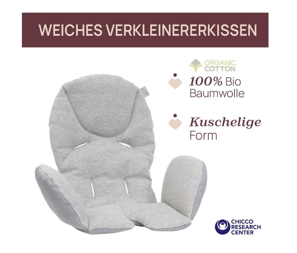 CHICCO Polly Armonia Steel Hochstuhl Grau Verstellbar - Bild 5