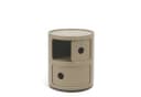 Kartell Container Componibili 2 Fächer Taupe ABS-Kunststoff Bild 1
