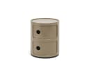 Kartell Container Componibili 2 Fächer Taupe ABS-Kunststoff Bild 2