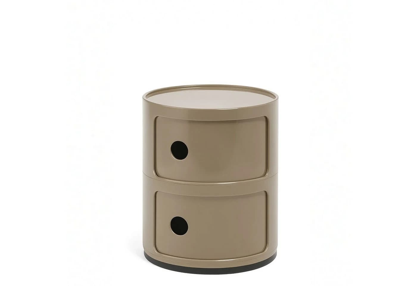Kartell Container Componibili 2 Fächer Taupe ABS-Kunststoff - Bild 2