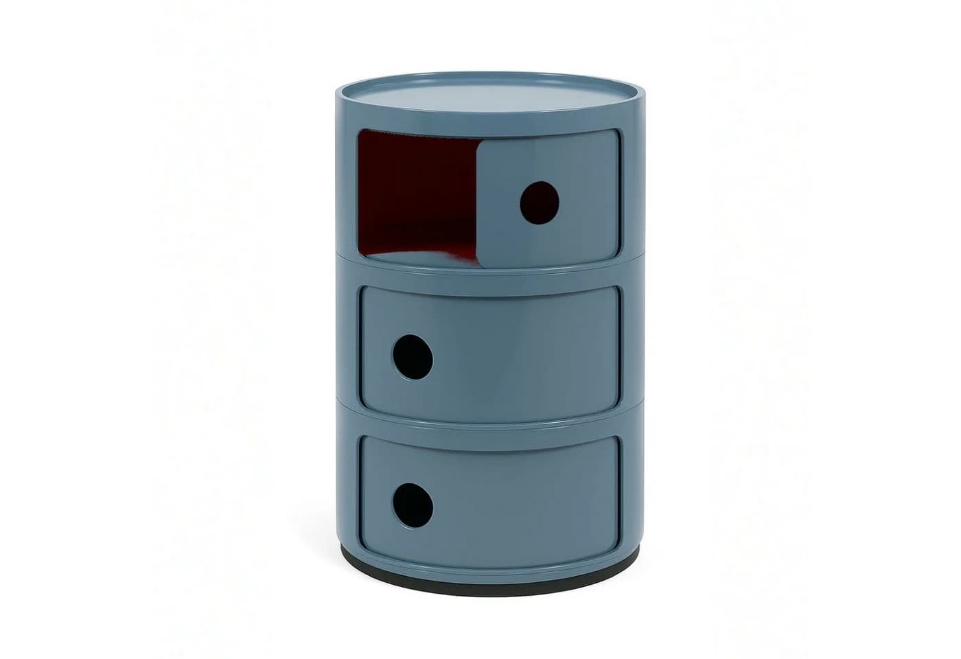 Modularer Plastik-Container in Hellblau