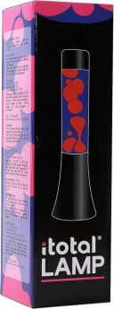 I-TOTAL Lavalampe Lila Rose Flared Retro 40 cm Bild 1