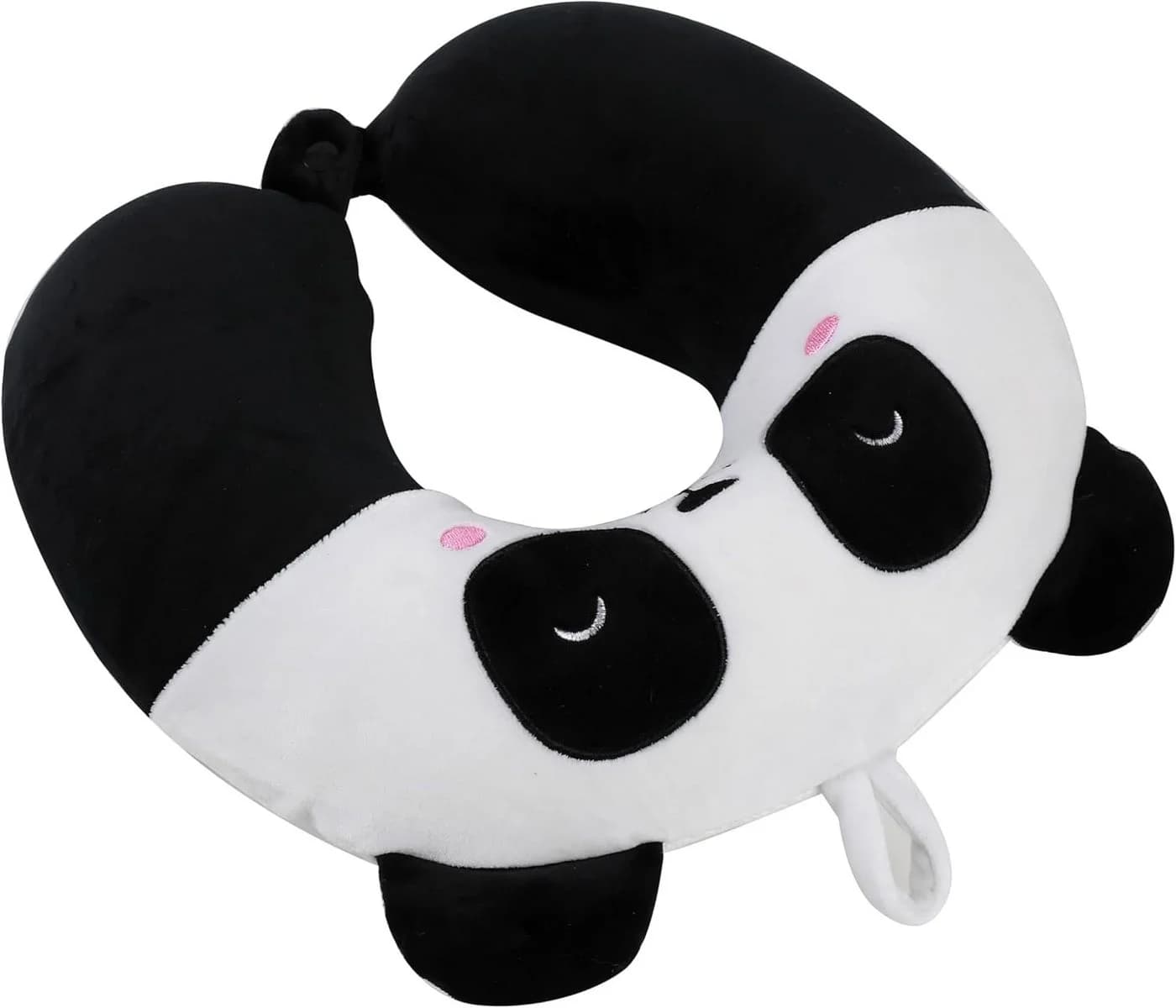 I-TOTAL Reisekissen Nackenkissen Motiv Panda Ergonomisch Weich - Bild 4