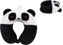 I-TOTAL Reisekissen Nackenkissen Motiv Panda Ergonomisch Weich Bild 5
