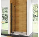 Duschparadies Dusch-Falttür Schwarz 195cm Easyclean Sicherheitsglas Bild 1
