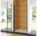 Duschparadies Dusch-Falttür Schwarz 195cm Easyclean Sicherheitsglas Bild 4