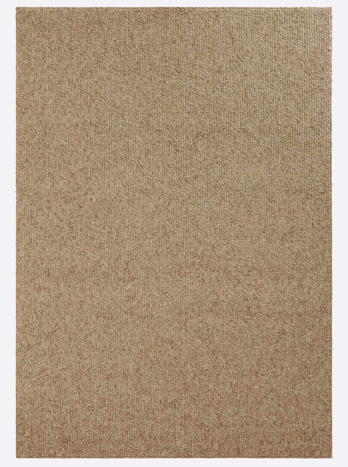 HEINE HOME Teppich Beige Kunstfaser Woll-Optik