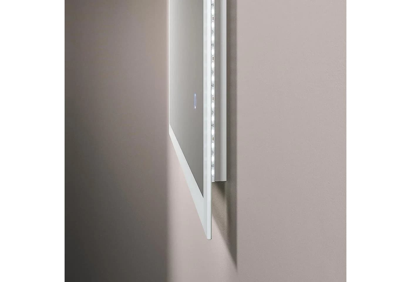 AQUABATOS Badspiegel LED Spiegel Beleuchtet Wandspiegel 70x50 cm Kaltweiß 6400K - Bild 5