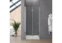 AQUABATOS Dusch-Falttür Nische 5mm ESG Glas Chromoptik Bild 2