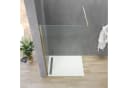 AQUABATOS Walk-in-Dusche 8 mm Einscheibensicherheitsglas Gold Bild 1
