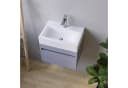 AQUABATOS Aufsatzwaschbecken Keramik Weiß Modern Bild 4