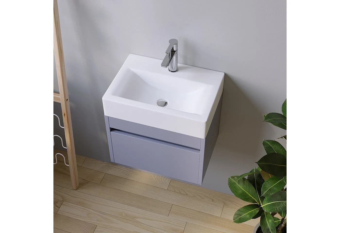 AQUABATOS Aufsatzwaschbecken Keramik Weiß Modern - Bild 4