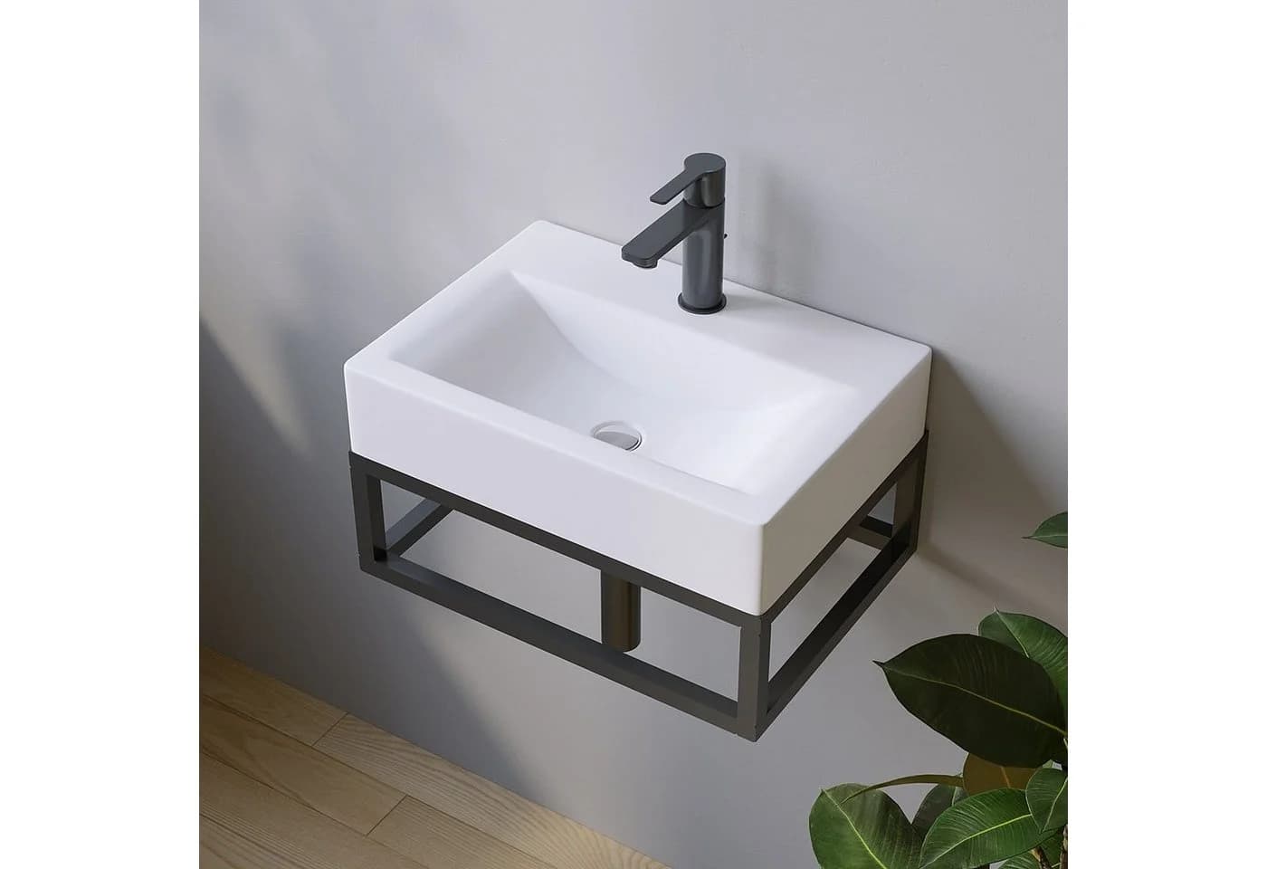 AQUABATOS Aufsatzwaschbecken Keramik Weiß Modern - Bild 5