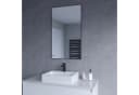 AQUABATOS Wandspiegel Schwarz Aluminiumrahmen Bild 1