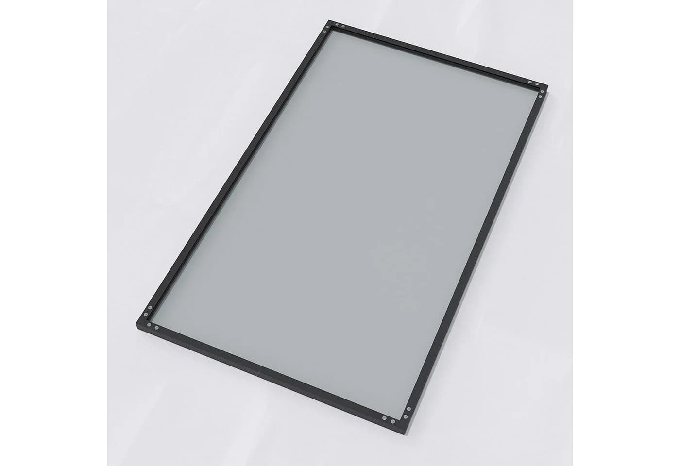 AQUABATOS Wandspiegel Schwarz Aluminiumrahmen - Bild 3