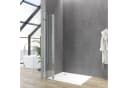 AQUABATOS Walk-in-Dusche mit Falttür und Duschablage Bild 3