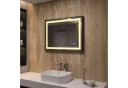 AQUALAVOS LED Badspiegel 80x60 cm Dimmbar Bild 4