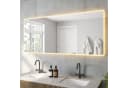 AQUALAVOS Badspiegel LED-Beleuchtung Touchschalter 160x70 cm Bild 4