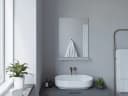 AQUALAVOS Wandspiegel mit Ablage 50x70 80x60 100x60 cm Dekospiegel Bild 1