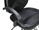 Barberpub Hydraulischer Friseurstuhl Schwarz PVC Bild 4