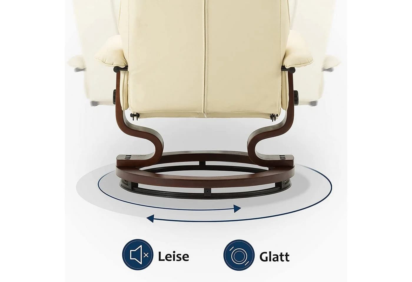 MCombo Relaxsessel mit Hocker TV-Sessel 9019 mit Relaxfunktion - Bild 3