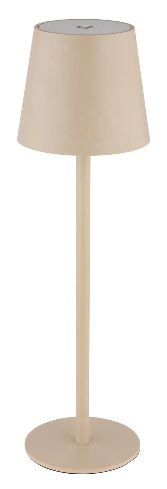 GLOBO Lighting Tischleuchte VANNIE Sand Dimmbar Touch USB