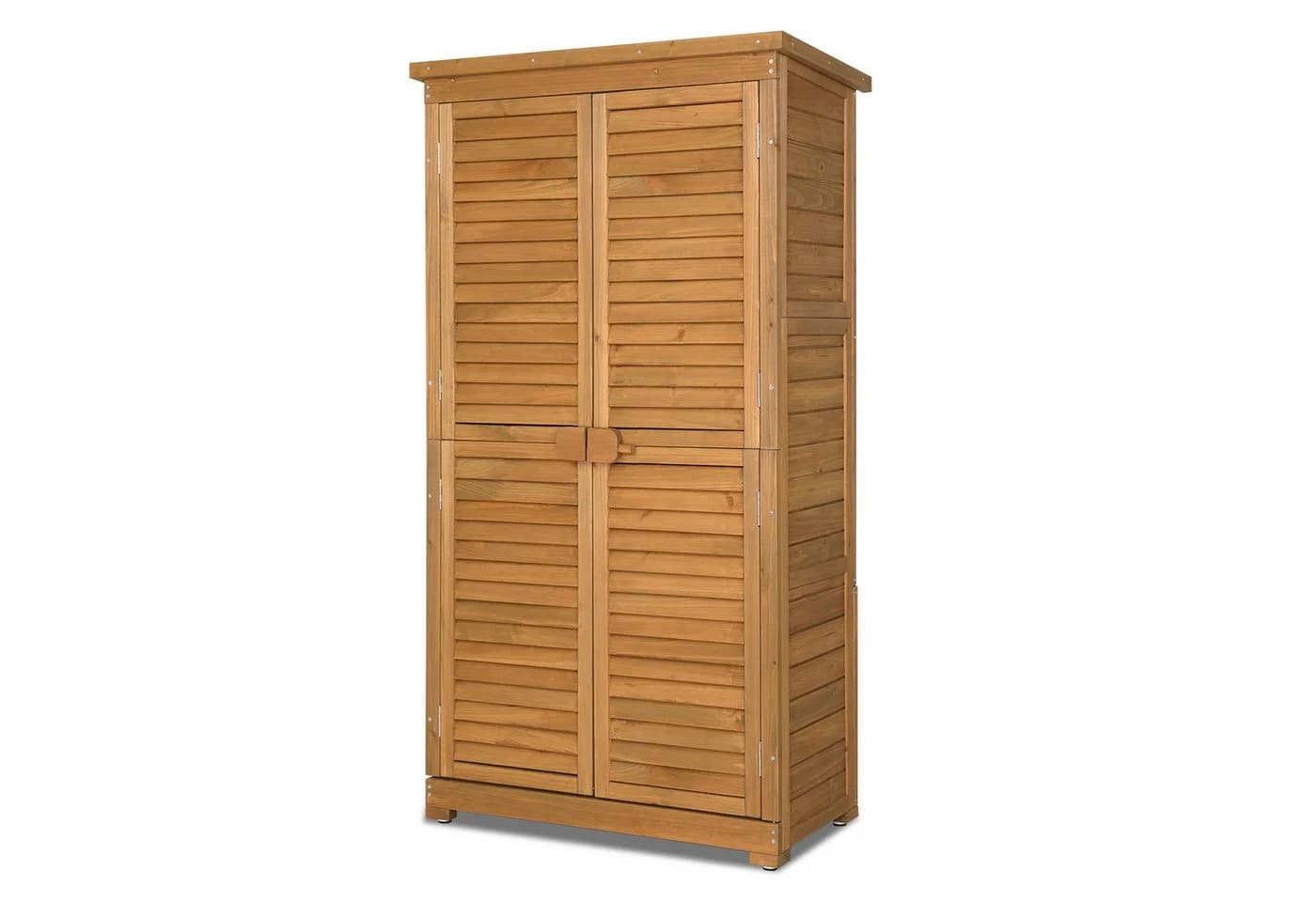 LALAHO Geräteschrank Outdoor Holz Gelb - Bild 2