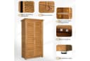 LALAHO Geräteschrank Outdoor Holz Gelb Bild 3