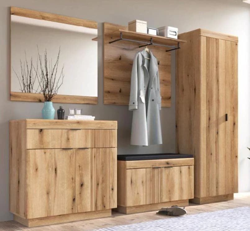 Garderobenset HARPER WILONA 5-tlg. Eiche-Dekor Braun