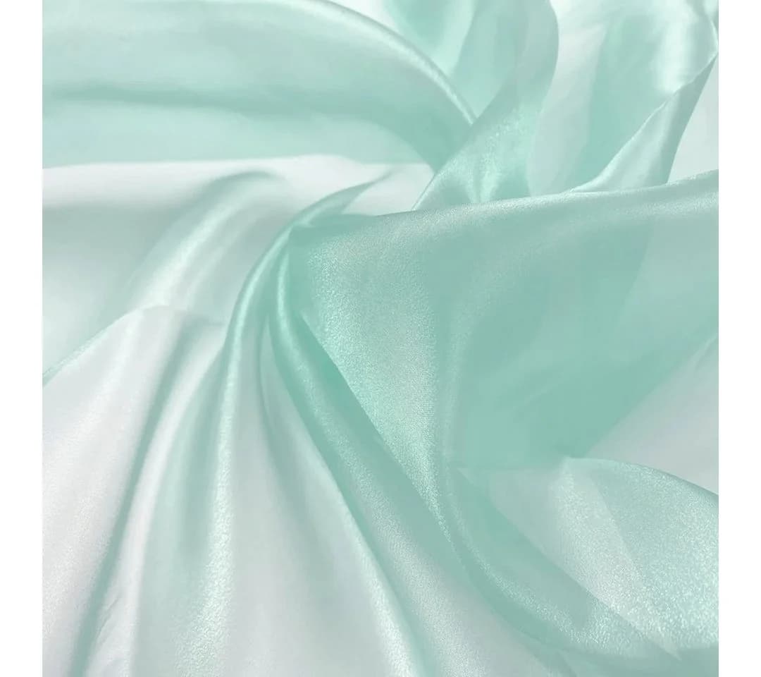 Event Kauf Organza Crystal Stoff Meterware Mint 150 cm Breite