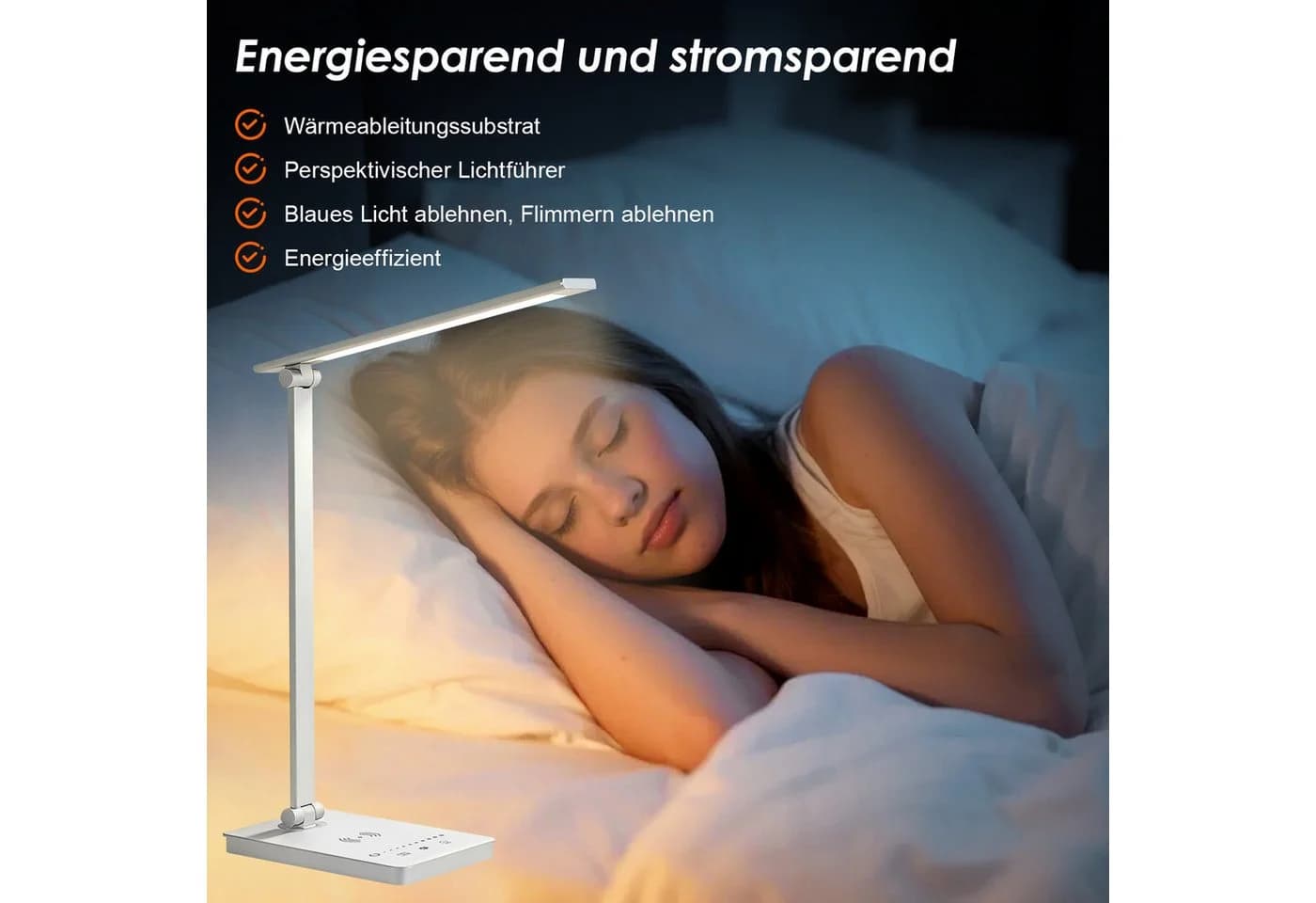 Fine Life Pro LED Schreibtischlampe Augenschutz-Modus USB-Anschluss