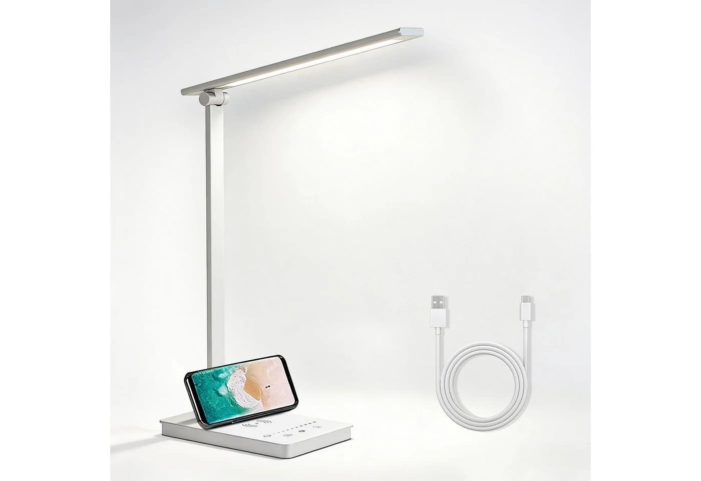Fine Life Pro LED Schreibtischlampe Augenschutz-Modus USB-Anschluss - Bild 2
