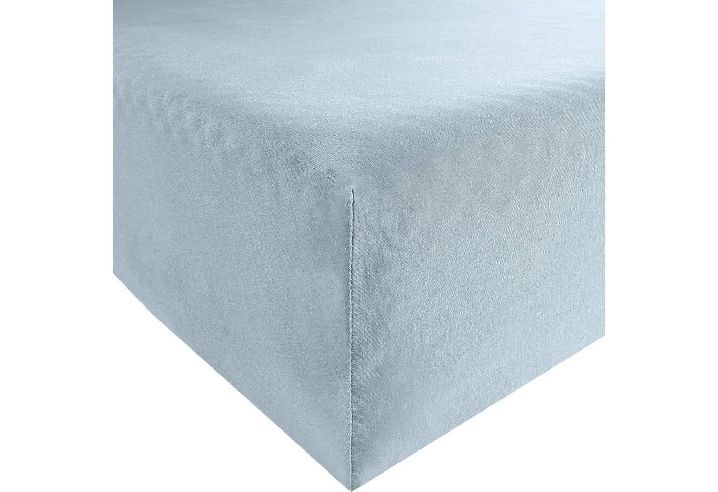 Bassetti Spannbettlaken Jersey Uni Blau Rundumgummi - Bild 2