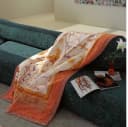 Bassetti Plaid Fong Orange 135x190 cm Baumwolle Polyester-Vlies Bild 1