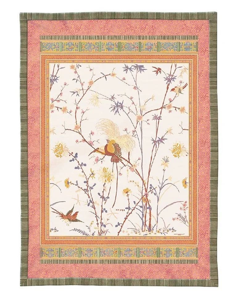 Bassetti Plaid Fong Orange 135x190 cm Baumwolle Polyester-Vlies - Bild 2