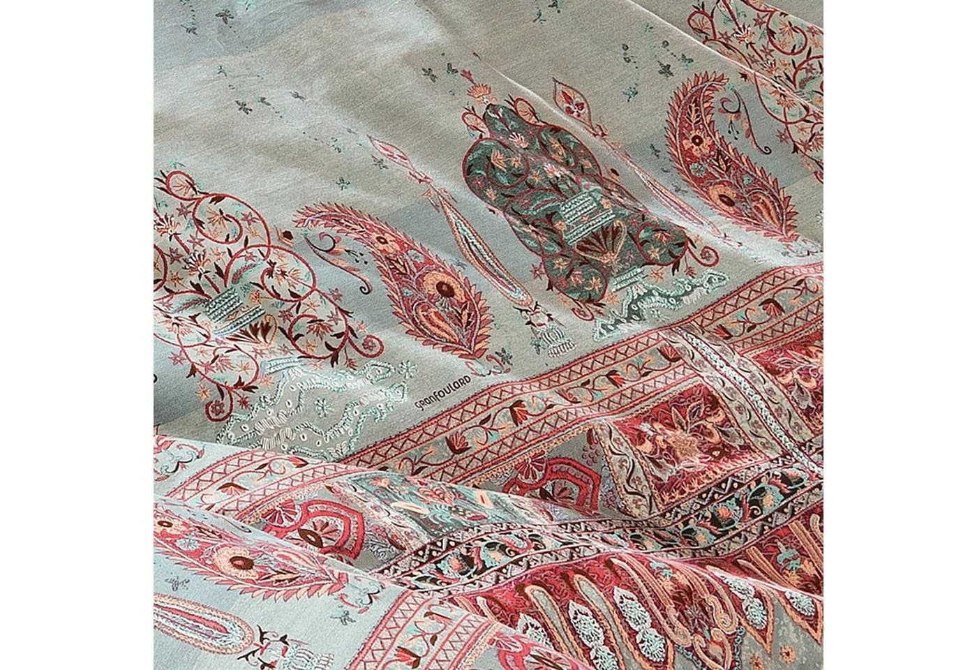 Bassetti Bettwäsche Correggio V7 Mako-Satin Grau/Silber Ornamente - Bild 5