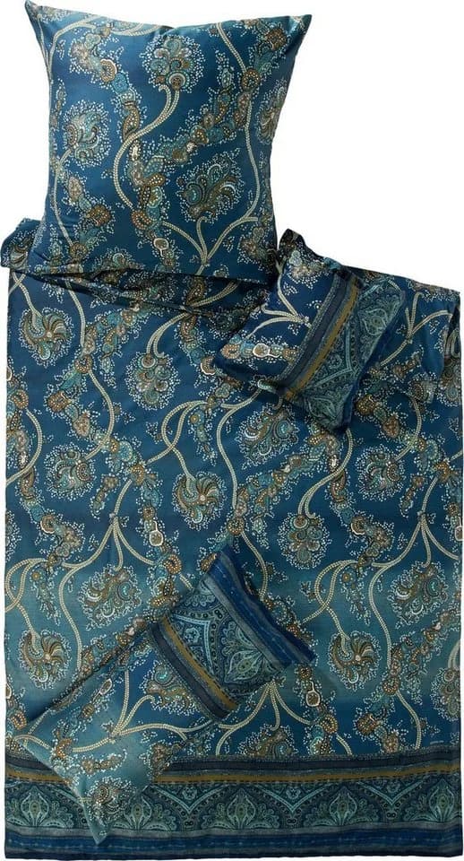 Bassetti Bettwäsche Bramante Mako-Satin Ornamente Blau - Bild 2