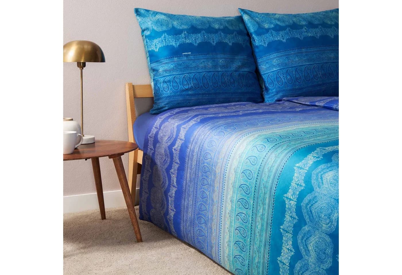 Bassetti Bettwäsche Brunelleschi V2 Mako Satin Blau - Bild 3