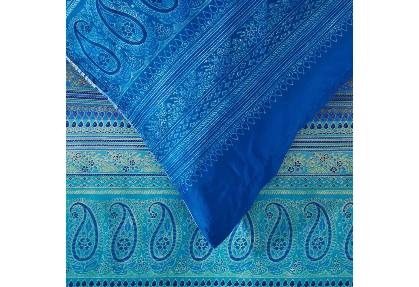 Bassetti Bettwäsche Brunelleschi V2 Mako Satin Blau - Bild 4