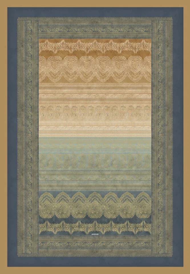 Bassetti Plaid Brunelleschi Türkis/Blau 135x190cm - Bild 3