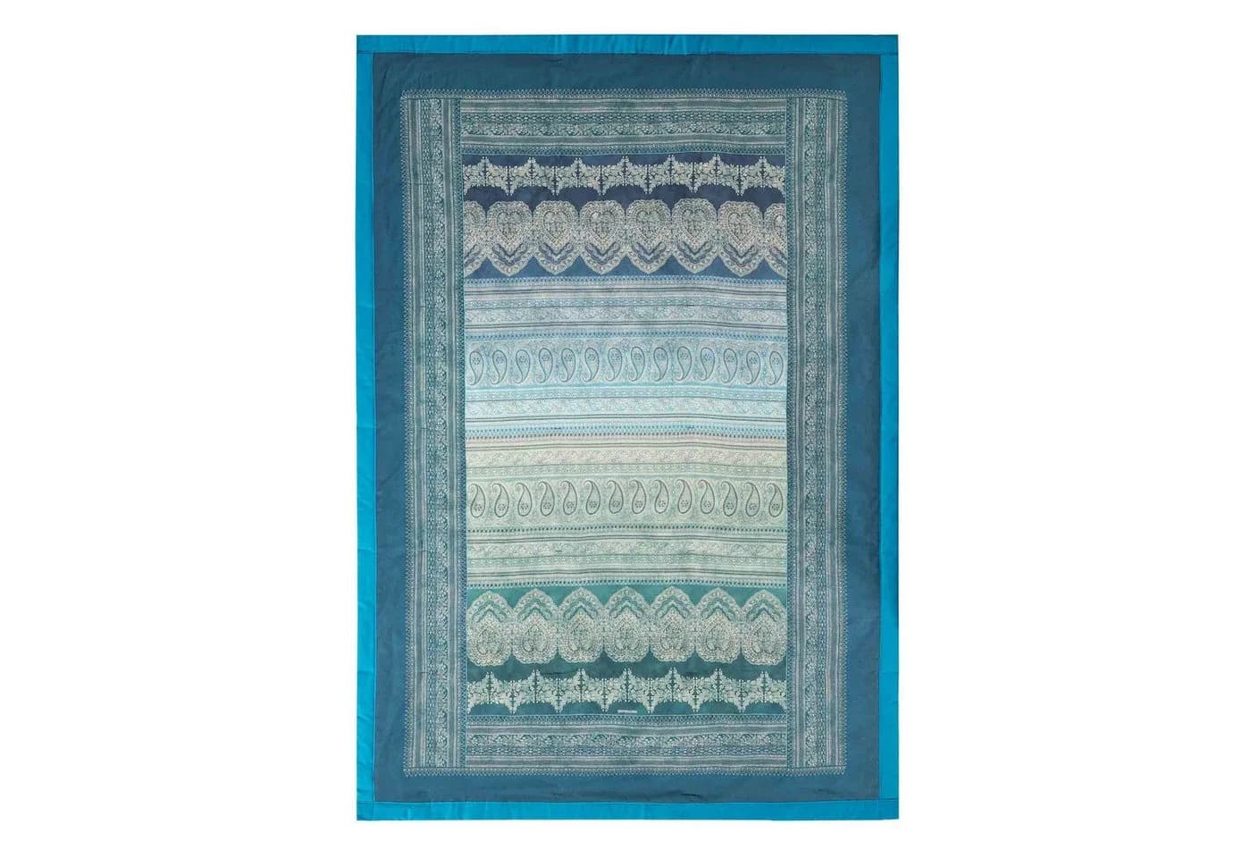Bassetti Plaid BRUNELLESCHI Grün Baumwolle Paisleymuster