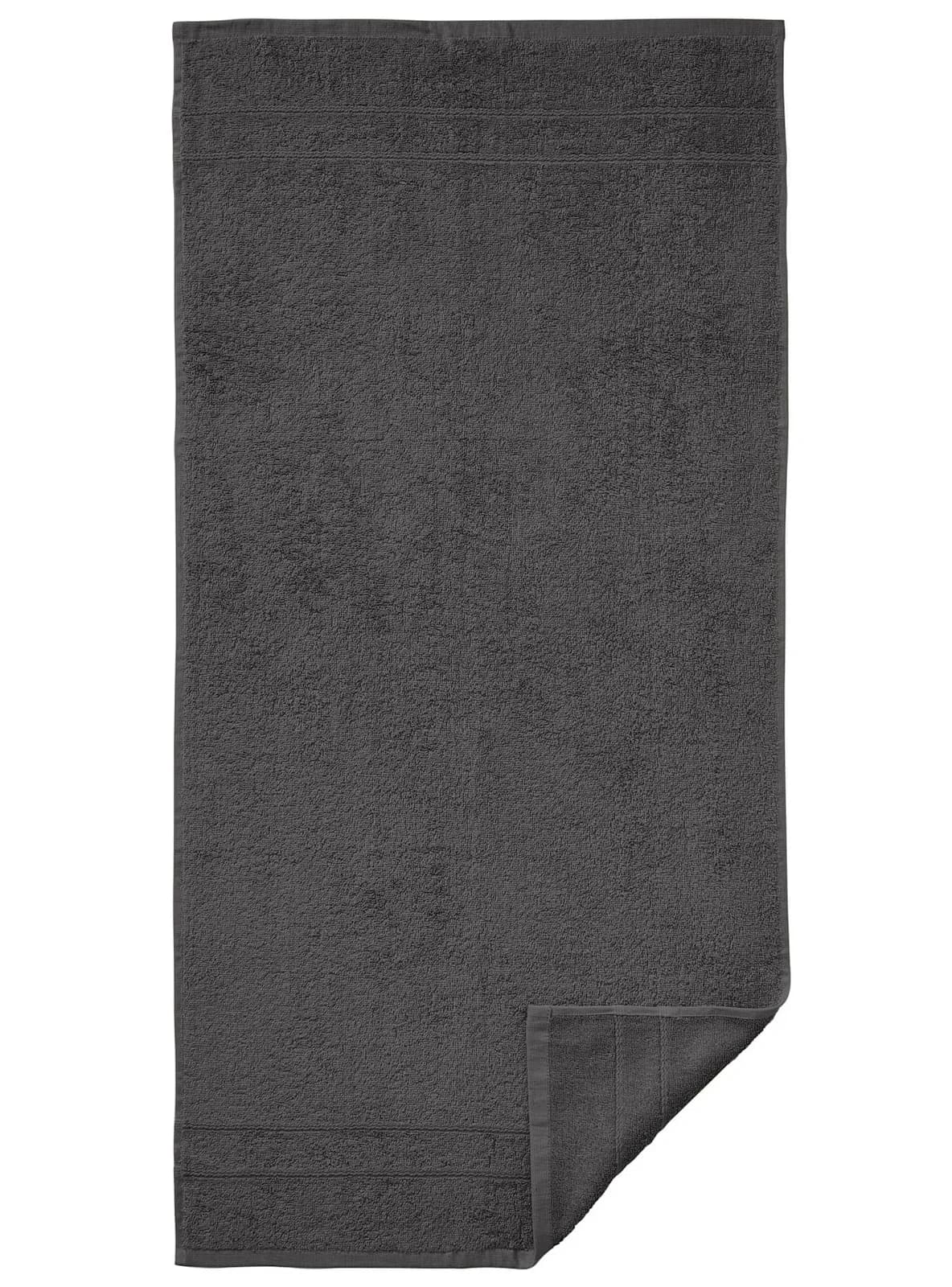 WÄSCHEPUR Handtuch Anthrazit 100% Baumwolle 50x100 cm
