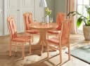 HOME AFFAIRE Armlehnstuhl ALEX Orange Buche Massivholz Bild 1